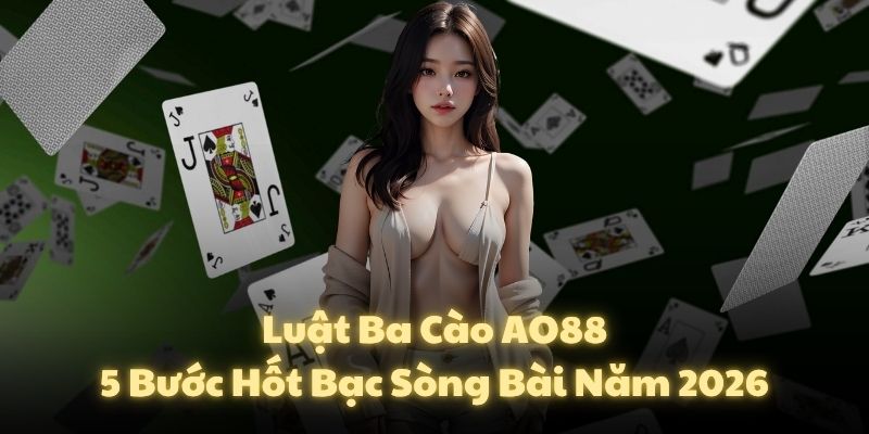Luật Ba Cào AO88: 5 Bước Hốt Bạc Sòng Bài Năm 2026